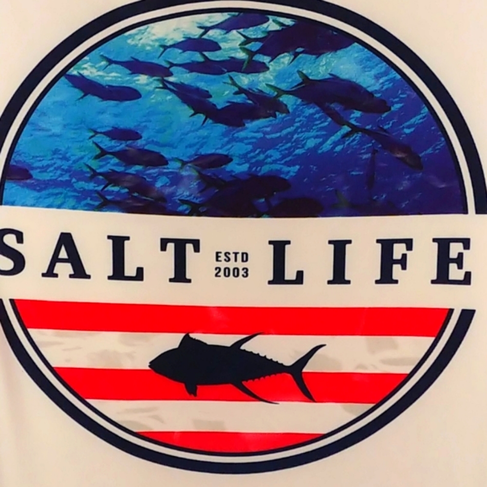 Salt life Short sleeve fishing t shirt,NEW